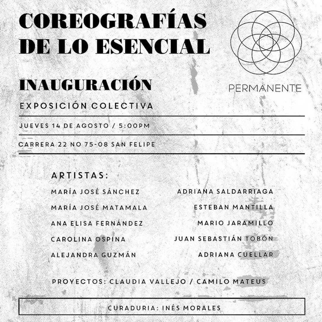 Inauguración Coreografías de lo Esencial